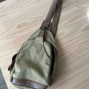 Jessie James Olive Green Sling Bag